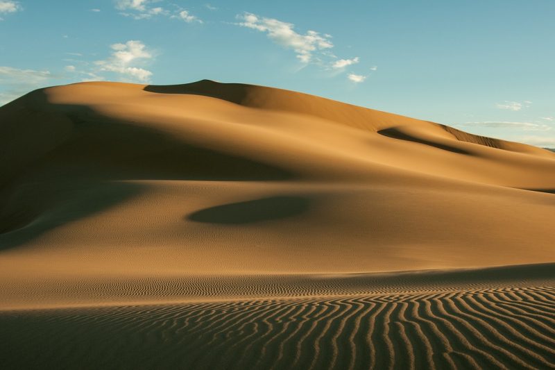Qué nivel de lluvia tiene el desierto de Gobi